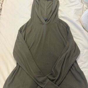 Calvin Klein Women’s Hooded Sweater- Green